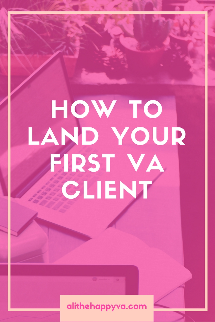 How to land your first VA Client